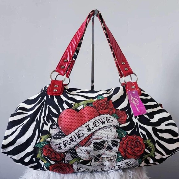 True Love bedazzled bag - Picture 1 of 8
